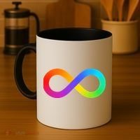 Neurodiversity Rainbow Infinity Autism Coffee Mug thumb 4
