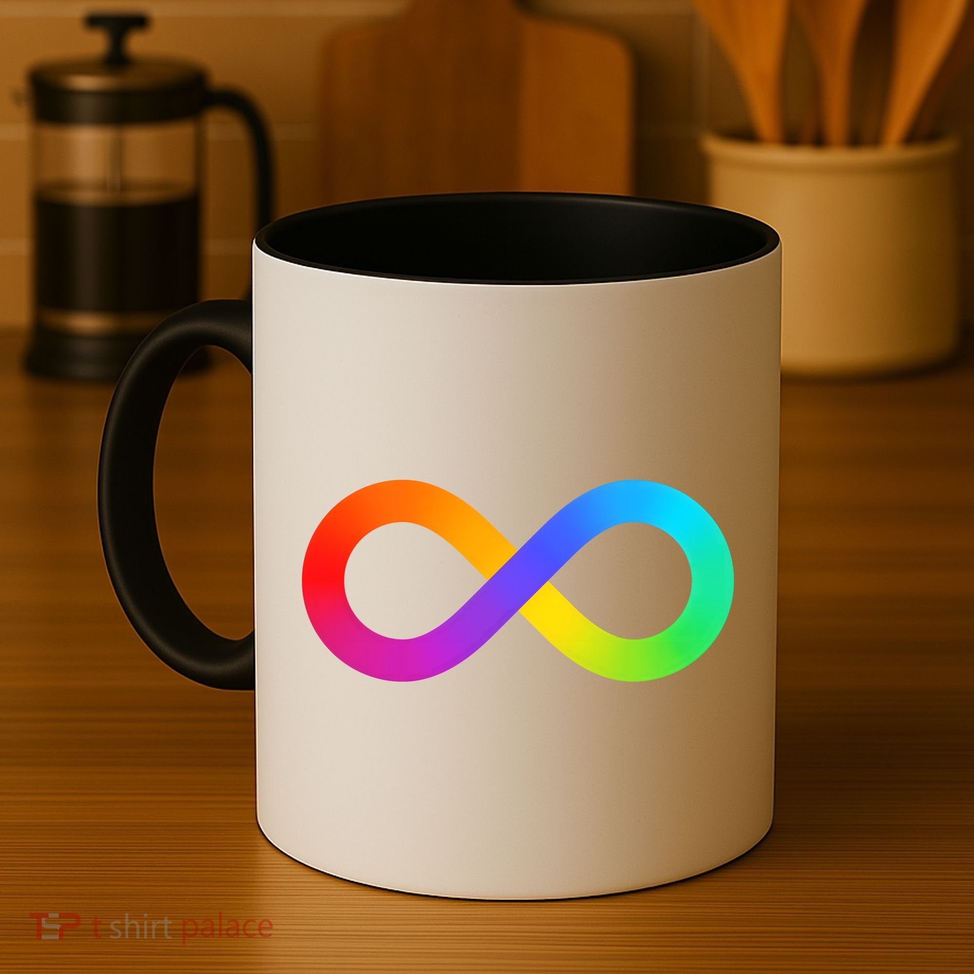 Neurodiversity Rainbow Infinity Autism Coffee Mug