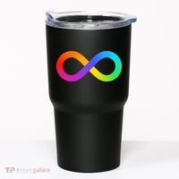 Neurodiversity Rainbow Infinity Autism Tumbler thumb 0
