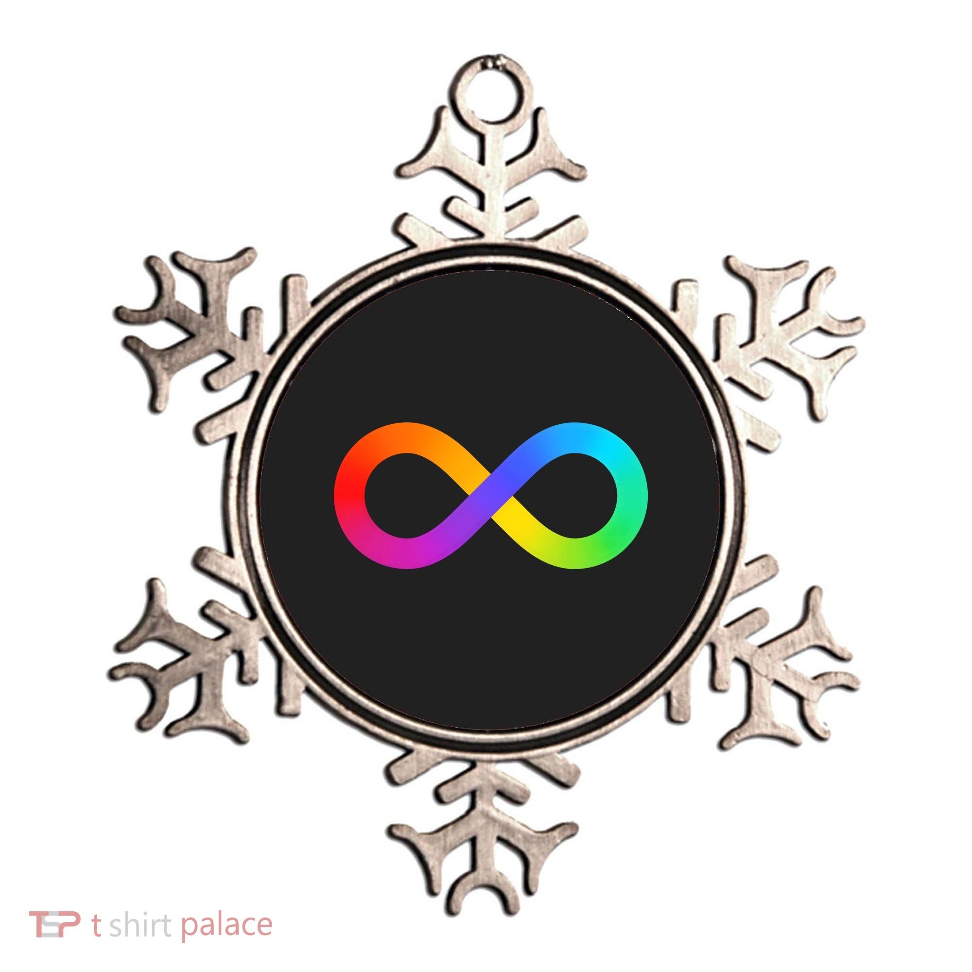 Neurodiversity Rainbow Infinity Autism Ornament