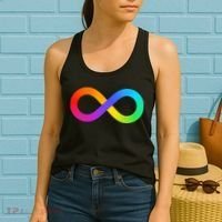 Neurodiversity Rainbow Infinity Autism Women's Tank Top thumb 2