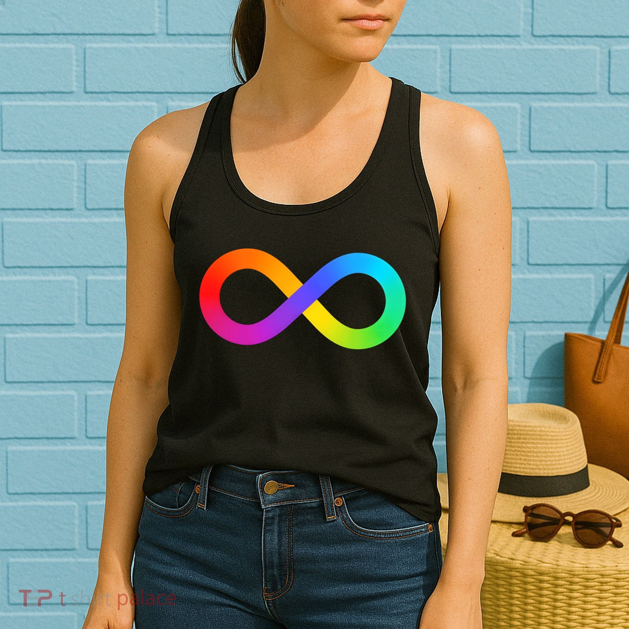 Neurodiversity Rainbow Infinity Autism Women's Tank Top