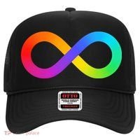 Neurodiversity Rainbow Infinity Autism Hat thumb 0