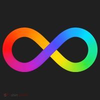 Neurodiversity Rainbow Infinity Autism Hat thumb 2