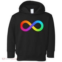Neurodiversity Rainbow Infinity Autism Toddler Hoodie thumb 0