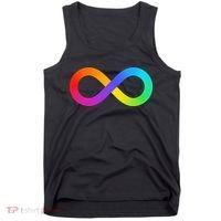 Neurodiversity Rainbow Infinity Autism Tank Top thumb 0