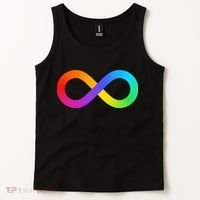 Neurodiversity Rainbow Infinity Autism Tank Top thumb 2
