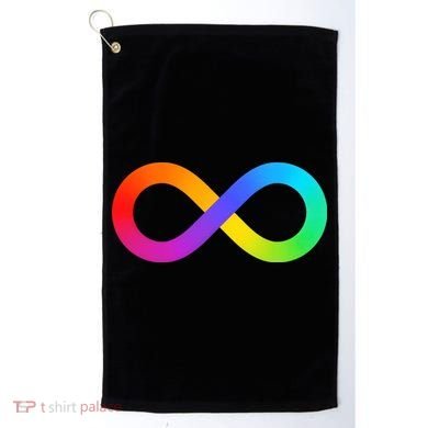 Neurodiversity Rainbow Infinity Autism Golf Towel