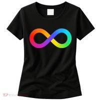 Neurodiversity Rainbow Infinity Autism Women's T-Shirt thumb 0