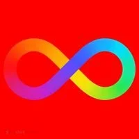 Neurodiversity Rainbow Infinity Autism Santa Hat thumb 1