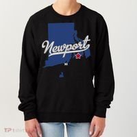 Newport Rhode Island RI Map Women's Sweatshirt thumb 0