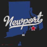 Newport Rhode Island RI Map Women's Sweatshirt thumb 2