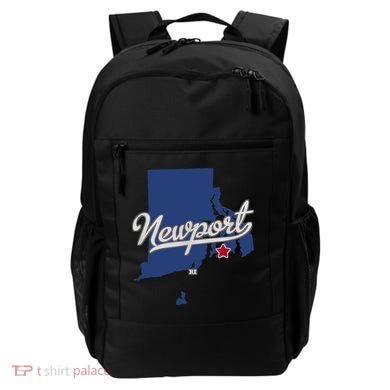 Newport Rhode Island RI Map Backpack