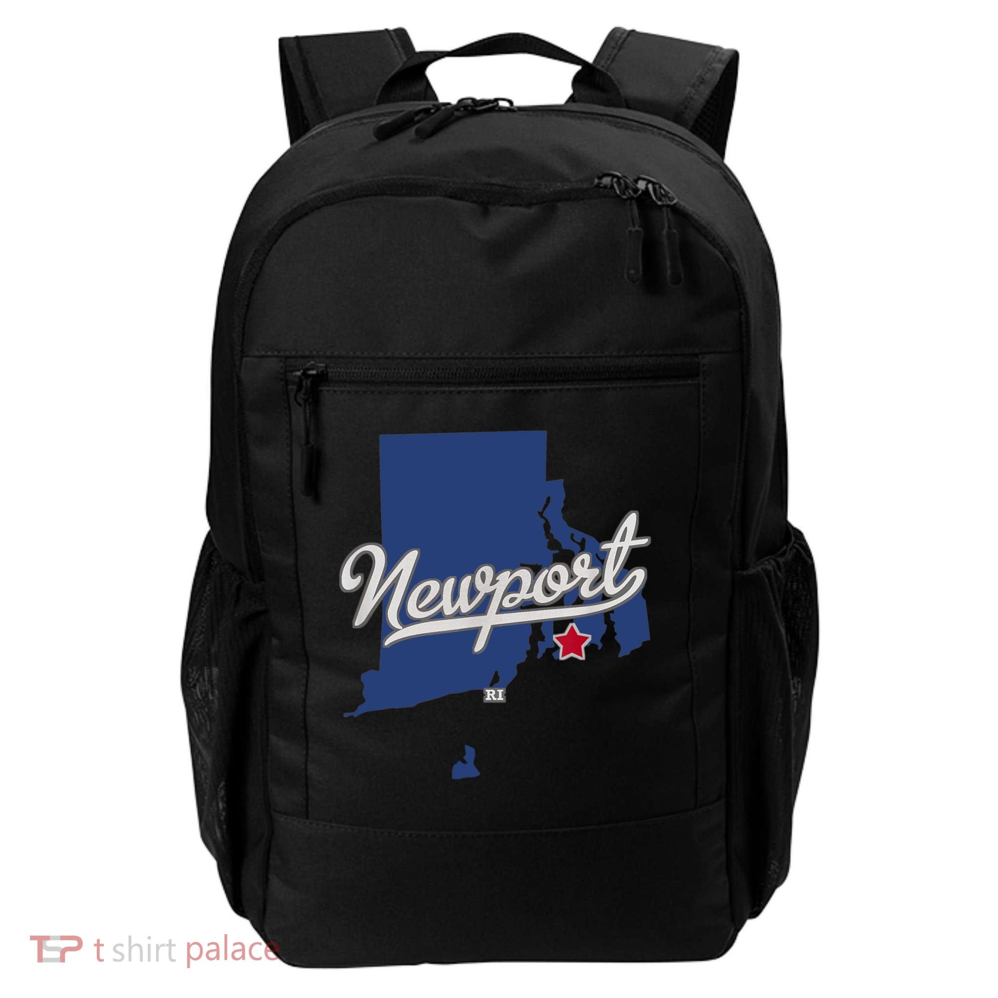 Newport Rhode Island RI Map Backpack