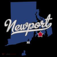 Newport Rhode Island RI Map Women's Hoodie thumb 2