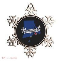 Newport Rhode Island RI Map Ornament thumb 0