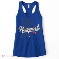 Newport Rhode Island RI Map Women's Tank Top thumb 0