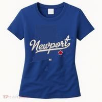 Newport Rhode Island RI Map Women's T-Shirt thumb 0