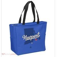 Newport Rhode Island RI Map Tote Bag thumb 2