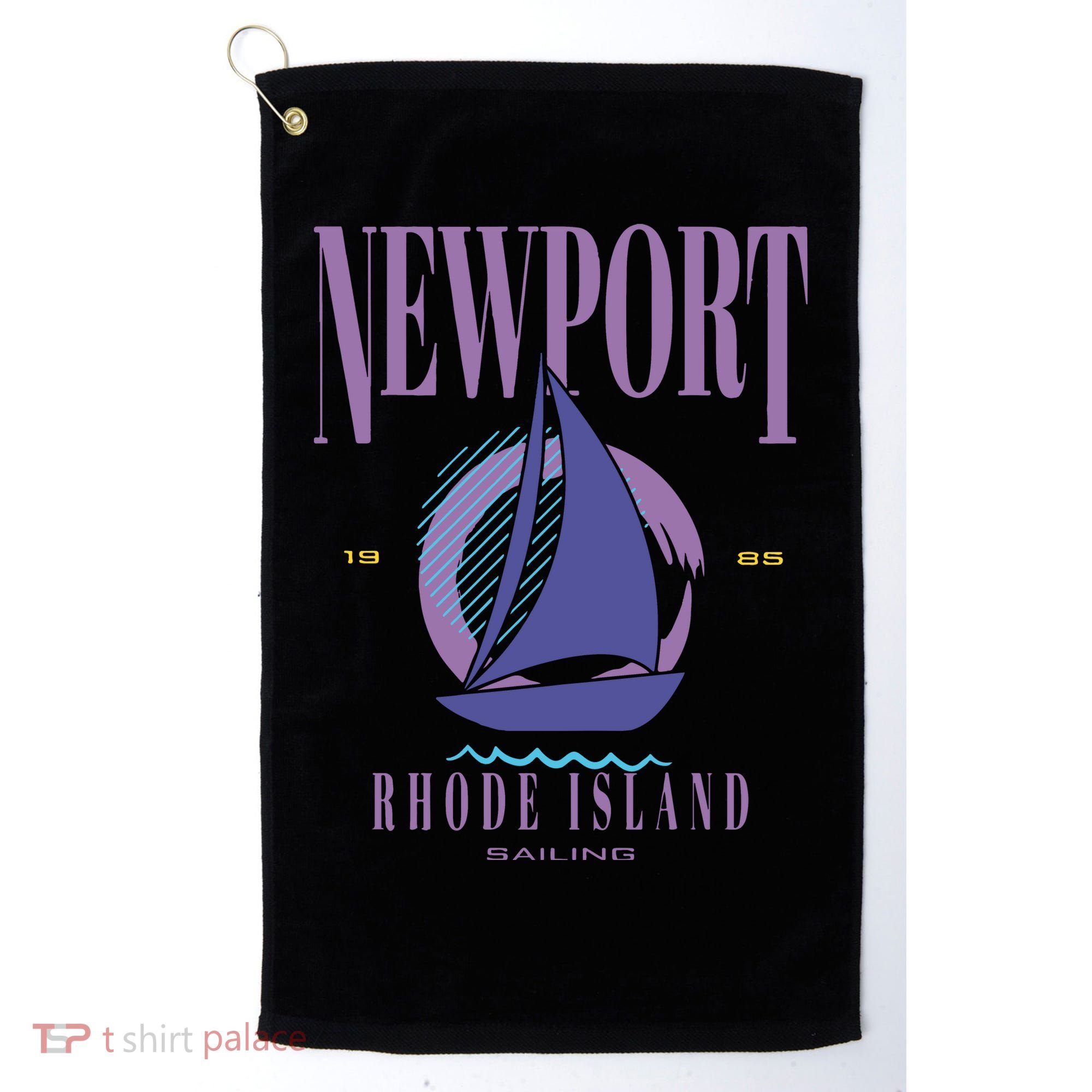 Newport Rhode Island Saling Golf Towel