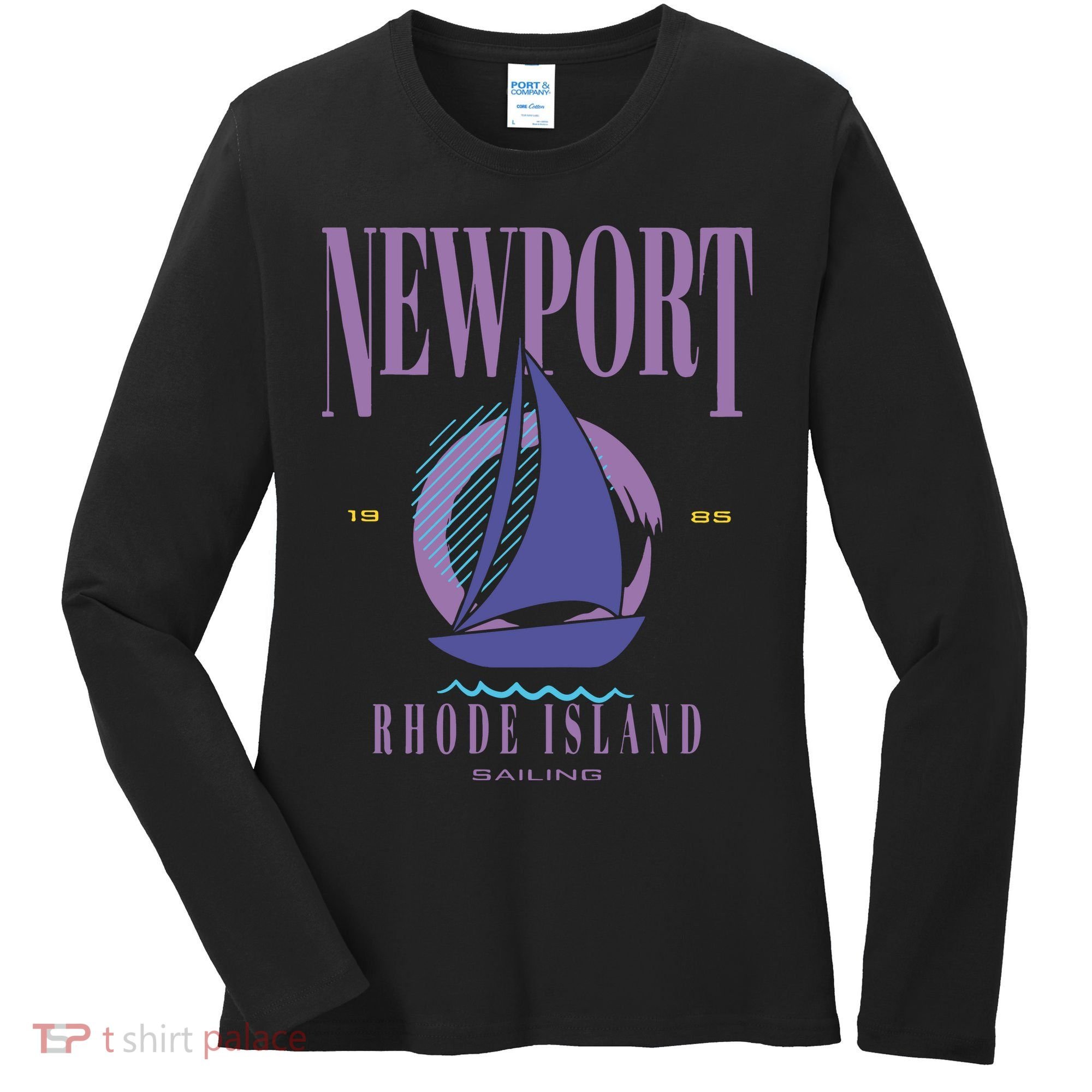 Newport Rhode Island Saling Women's Long Sleeve Shirt