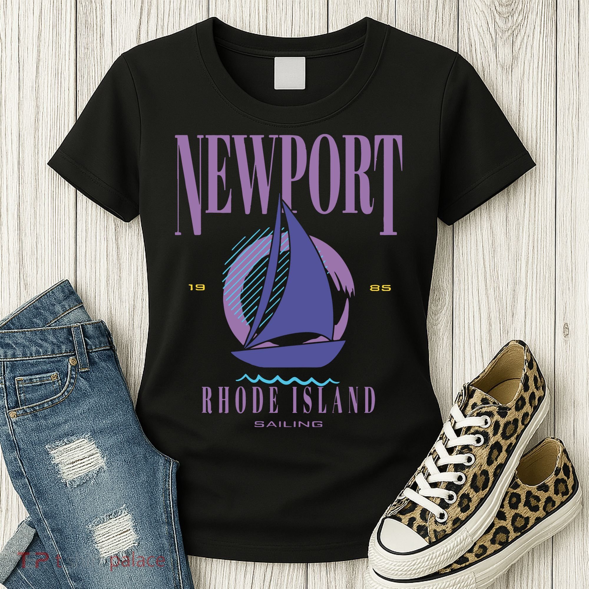 Newport Rhode Island Saling Women's T-Shirt