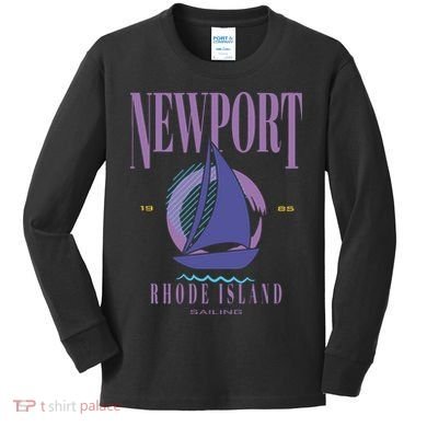 Newport Rhode Island Saling Kids Long Sleeve Shirt