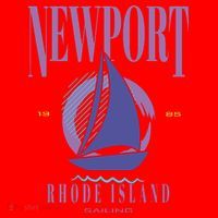 Newport Rhode Island Saling Santa Hat thumb 1