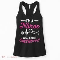 Nurse RN Life I'm A Nurse What's Your Superpower Women's Tank Top thumb 0