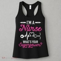 Nurse RN Life I'm A Nurse What's Your Superpower Women's Tank Top thumb 3