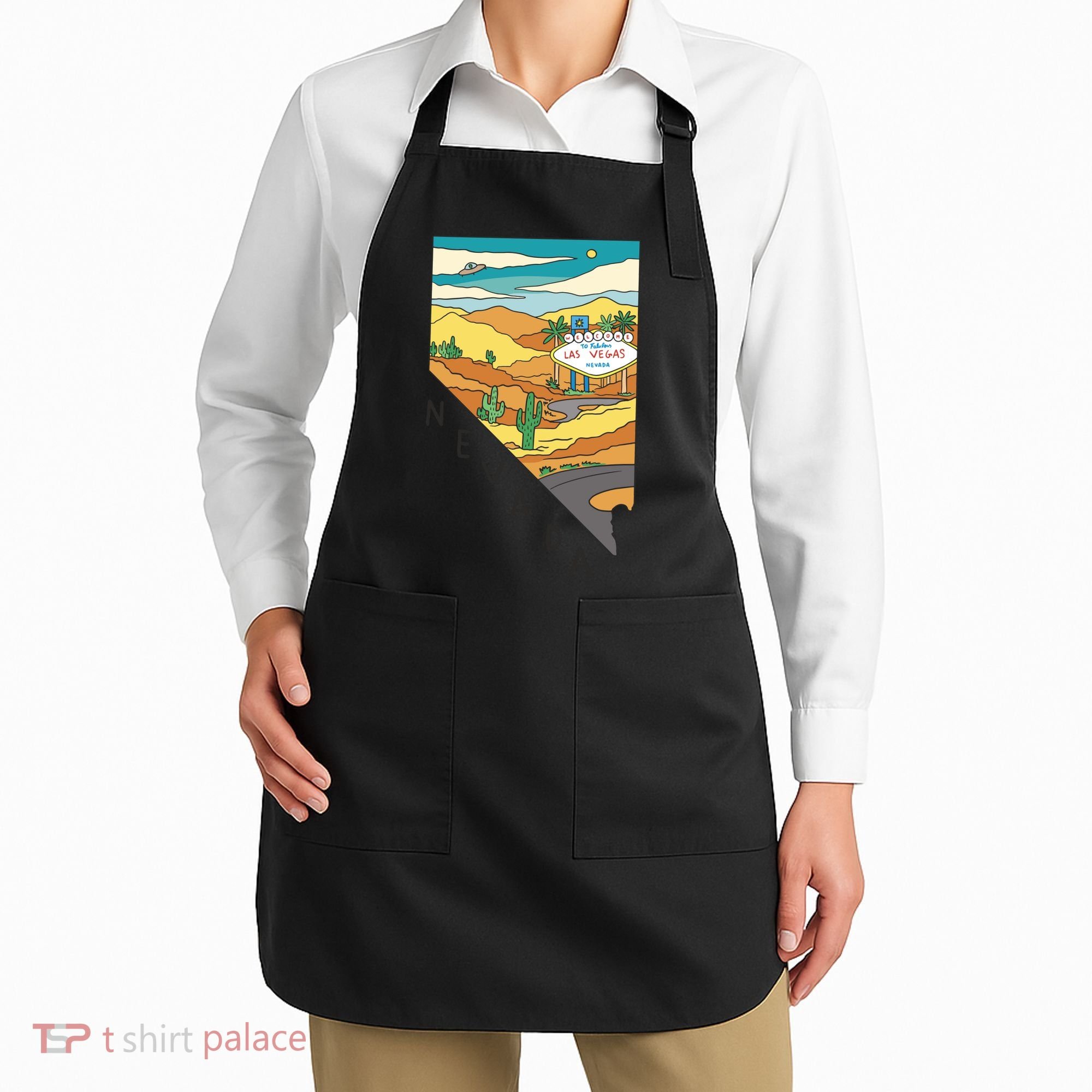 Nevada Retro Las Vegas Apron