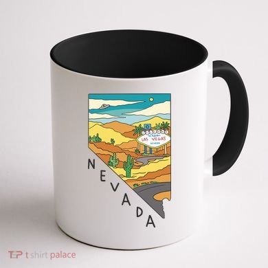 Nevada Retro Las Vegas Coffee Mug back