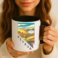 Nevada Retro Las Vegas Coffee Mug thumb 3