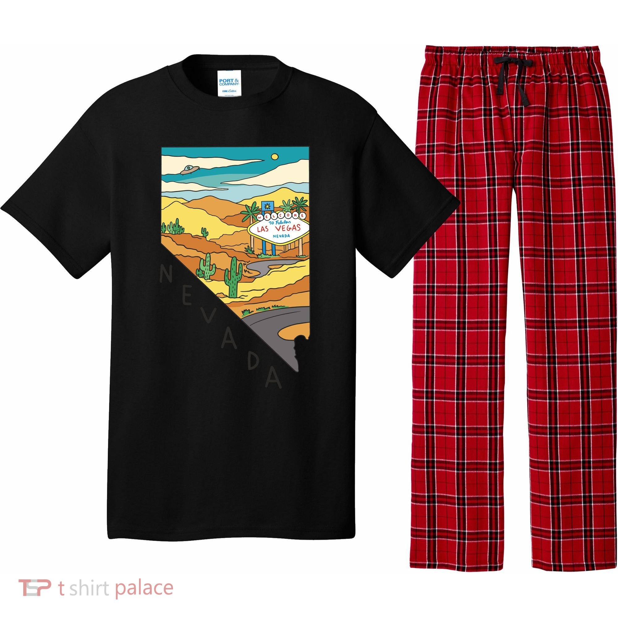 Nevada Retro Las Vegas Pajama Set