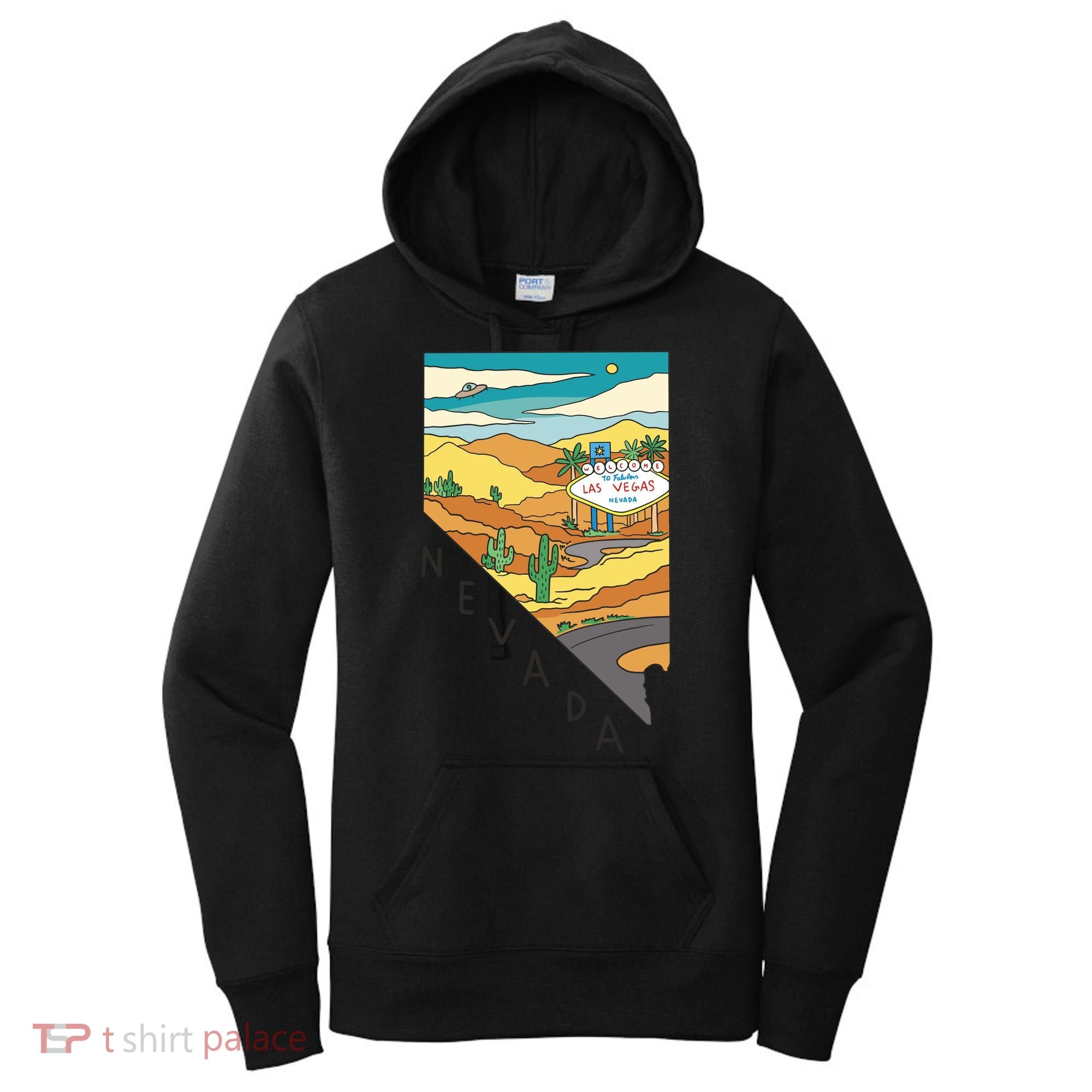 Nevada Retro Las Vegas Women's Hoodie