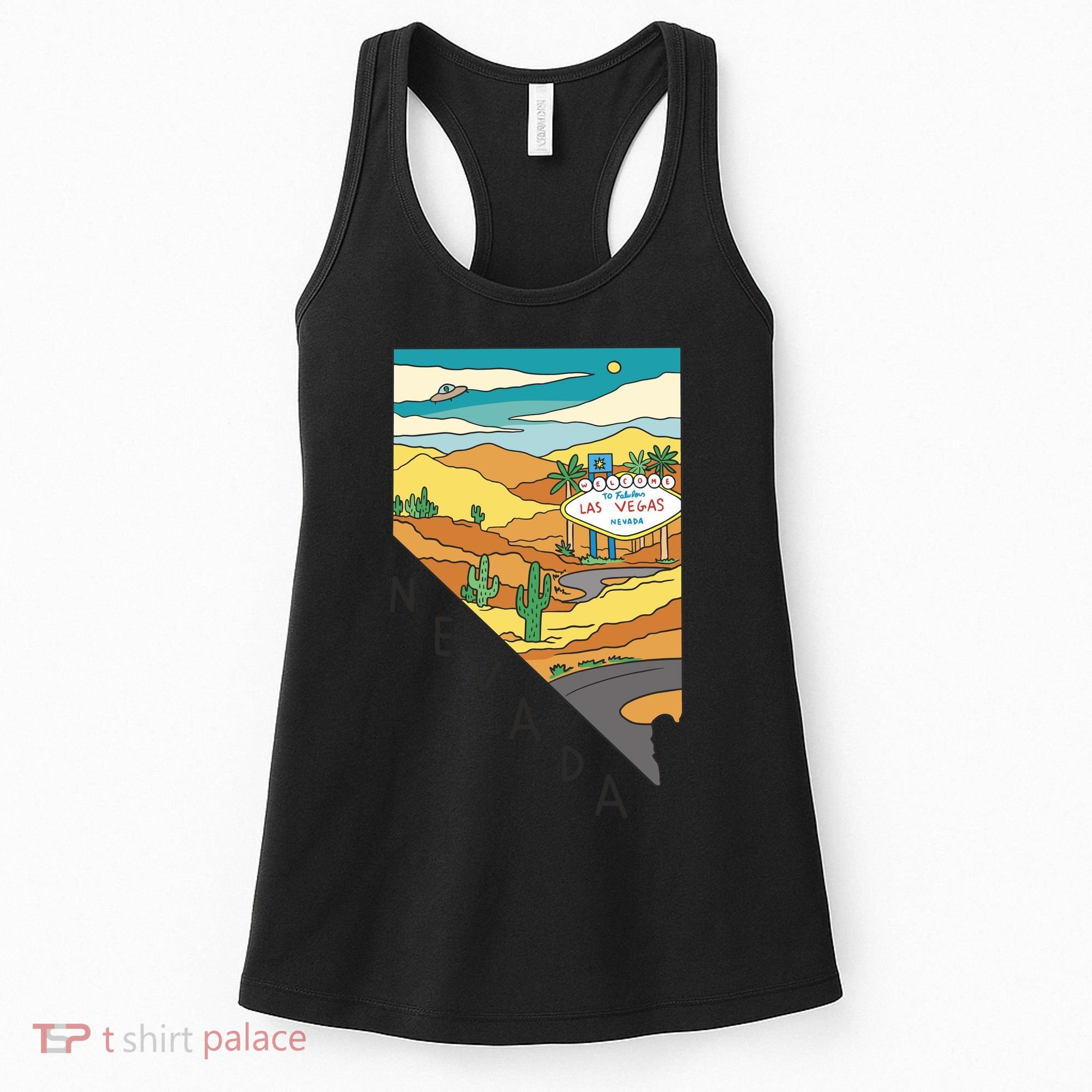 Nevada Retro Las Vegas Women's Tank Top