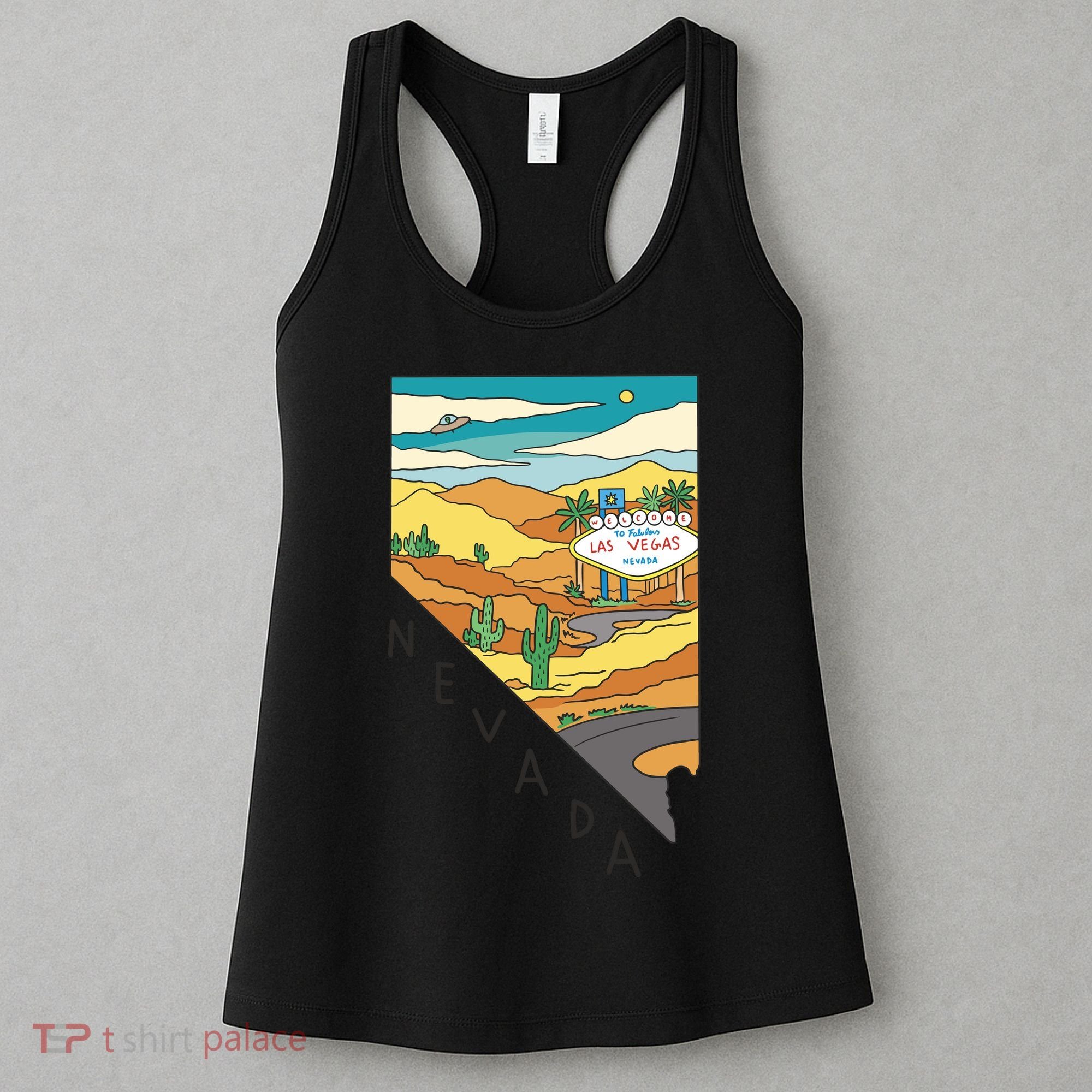 Nevada Retro Las Vegas Women's Tank Top