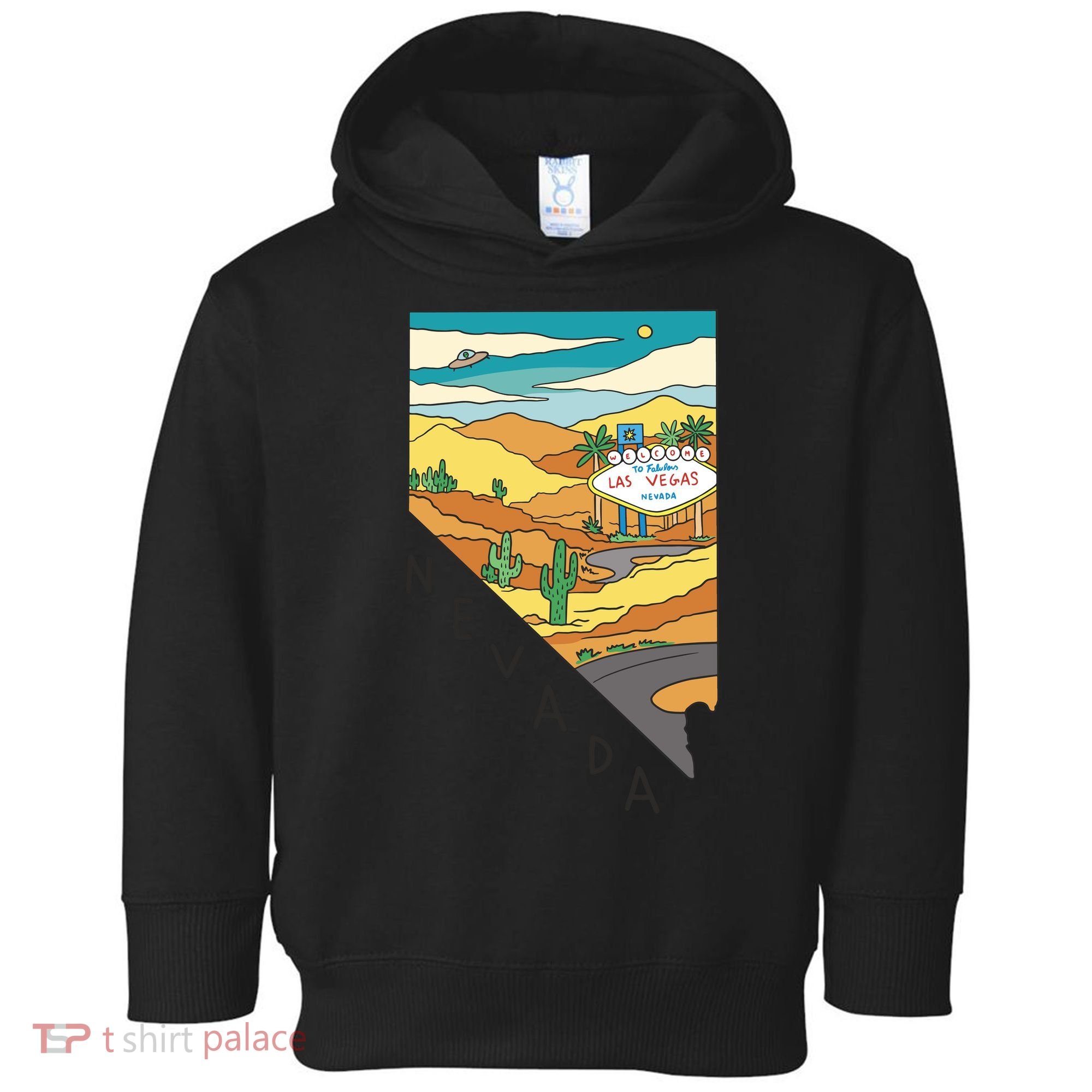 Nevada Retro Las Vegas Toddler Hoodie