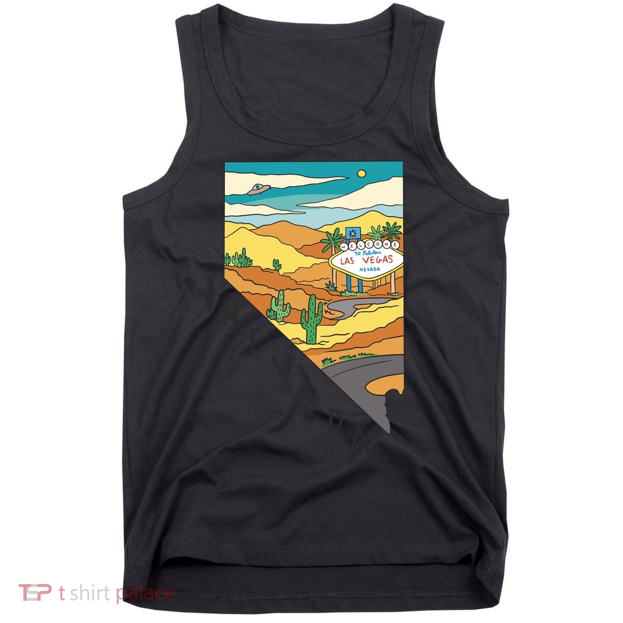 Nevada Retro Las Vegas Tank Top