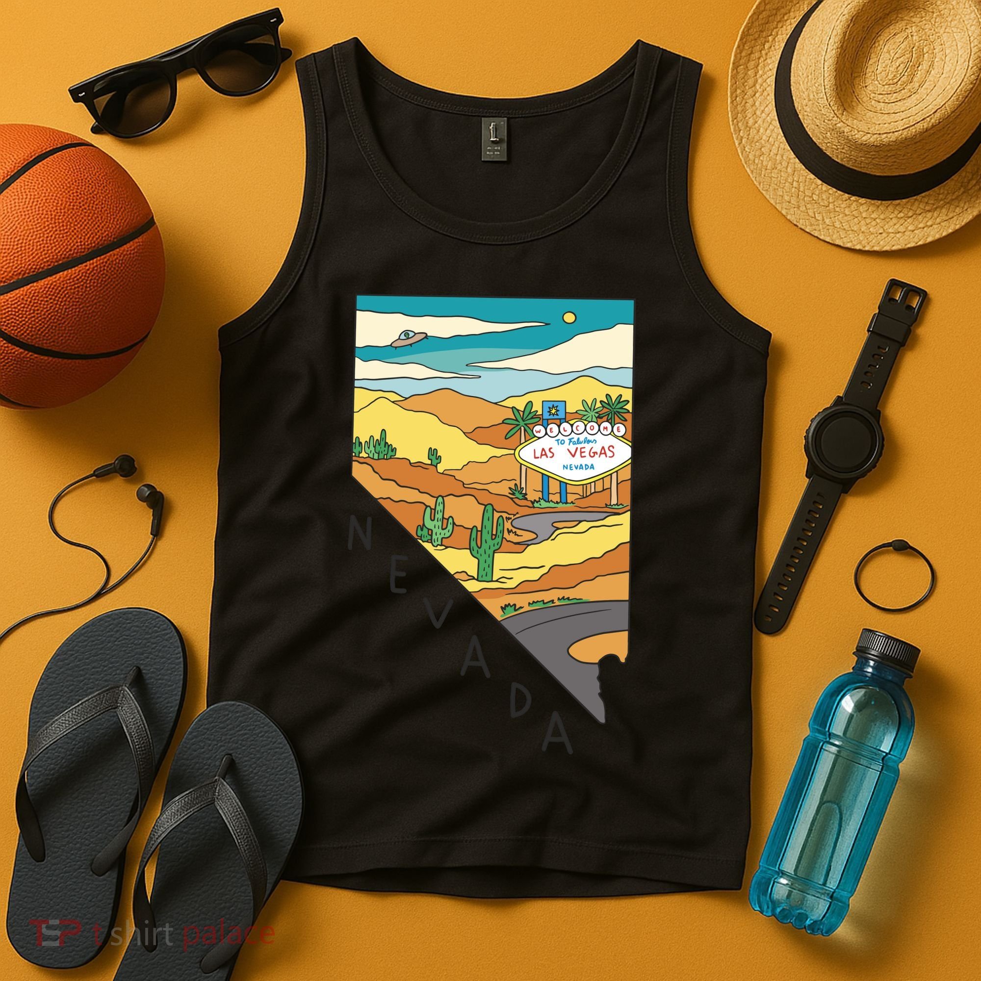Nevada Retro Las Vegas Tank Top