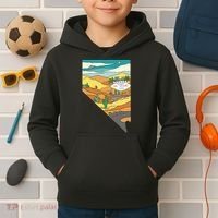 Nevada Retro Las Vegas Kids Hoodie thumb 2
