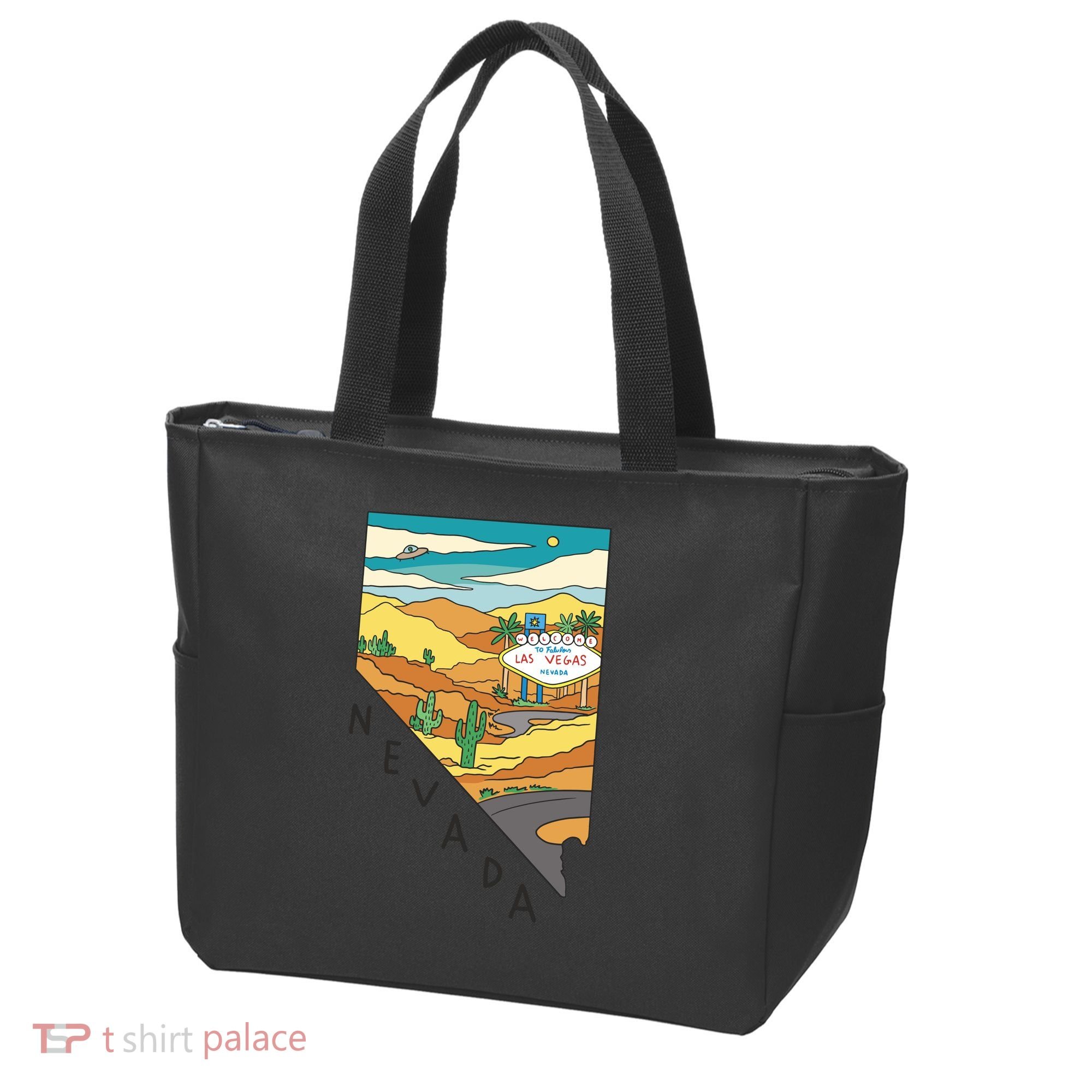 Nevada Retro Las Vegas Tote Bag