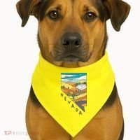 Nevada Retro Las Vegas USA-Made Doggie Bandana thumb 1