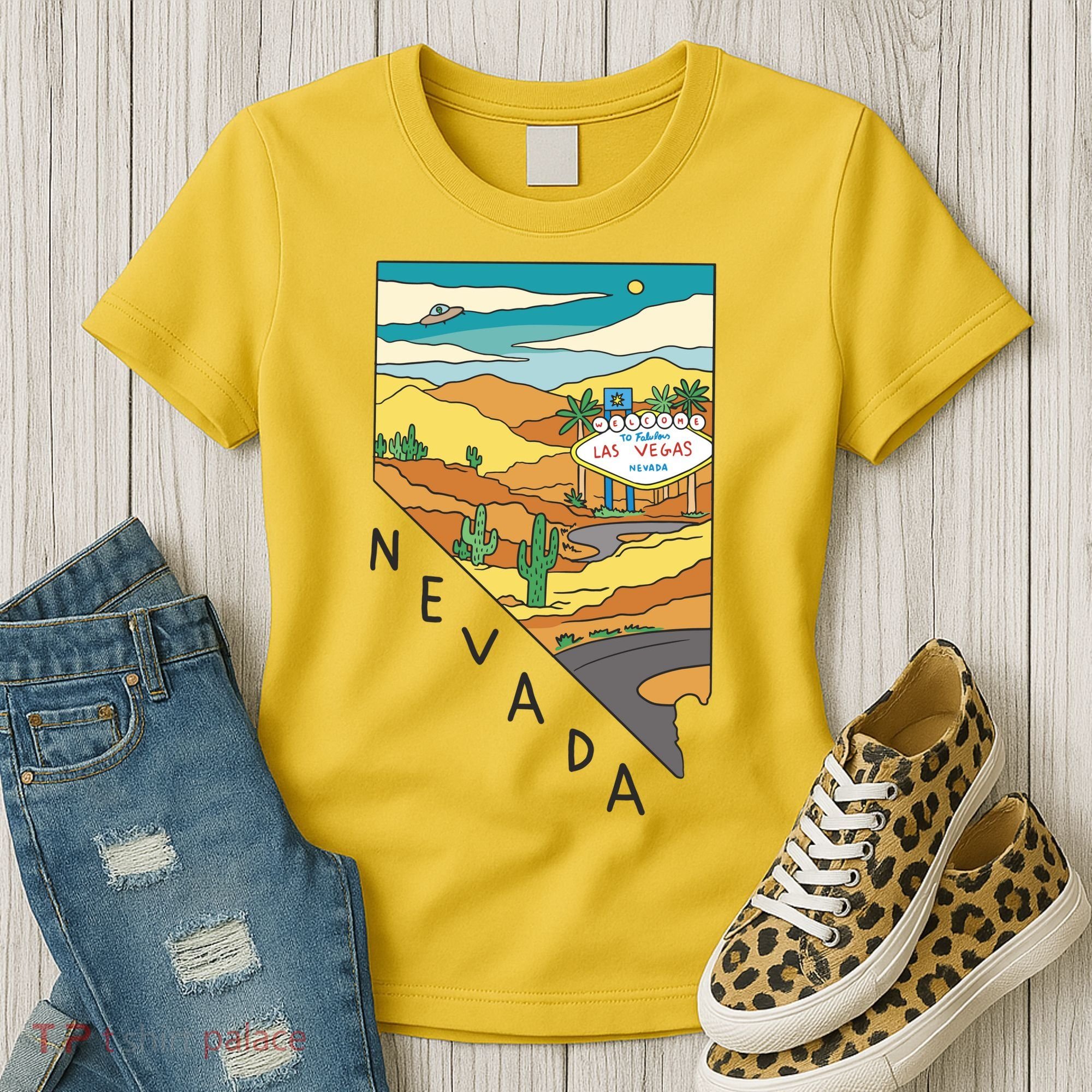 Nevada Retro Las Vegas Women's T-Shirt