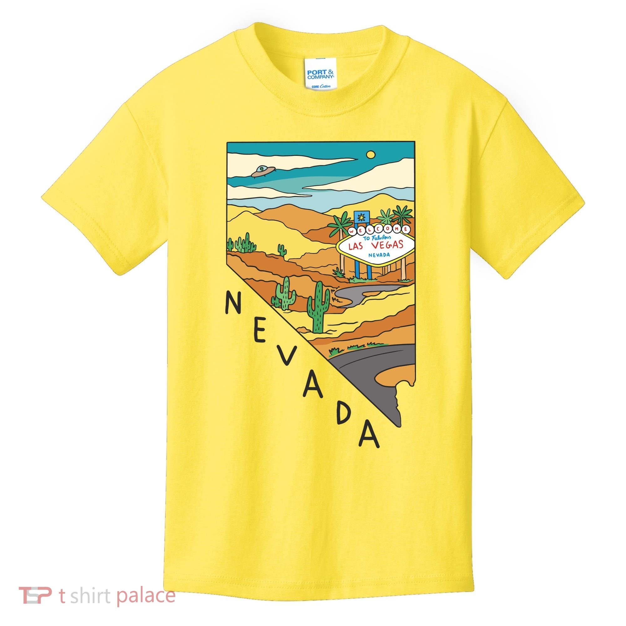 Nevada Retro Las Vegas Kids T-Shirt
