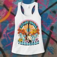 Nashville Retro Music City Trip Nash Bash Bach Women's Tank Top thumb 3