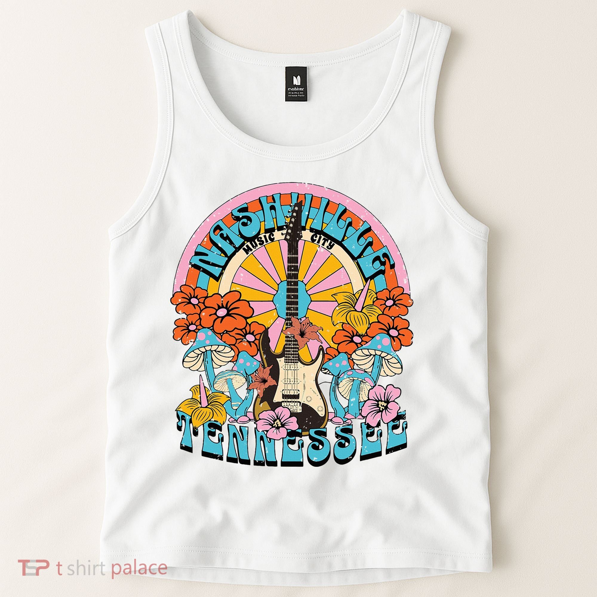 Nashville Retro Music City Trip Nash Bash Bach Tank Top