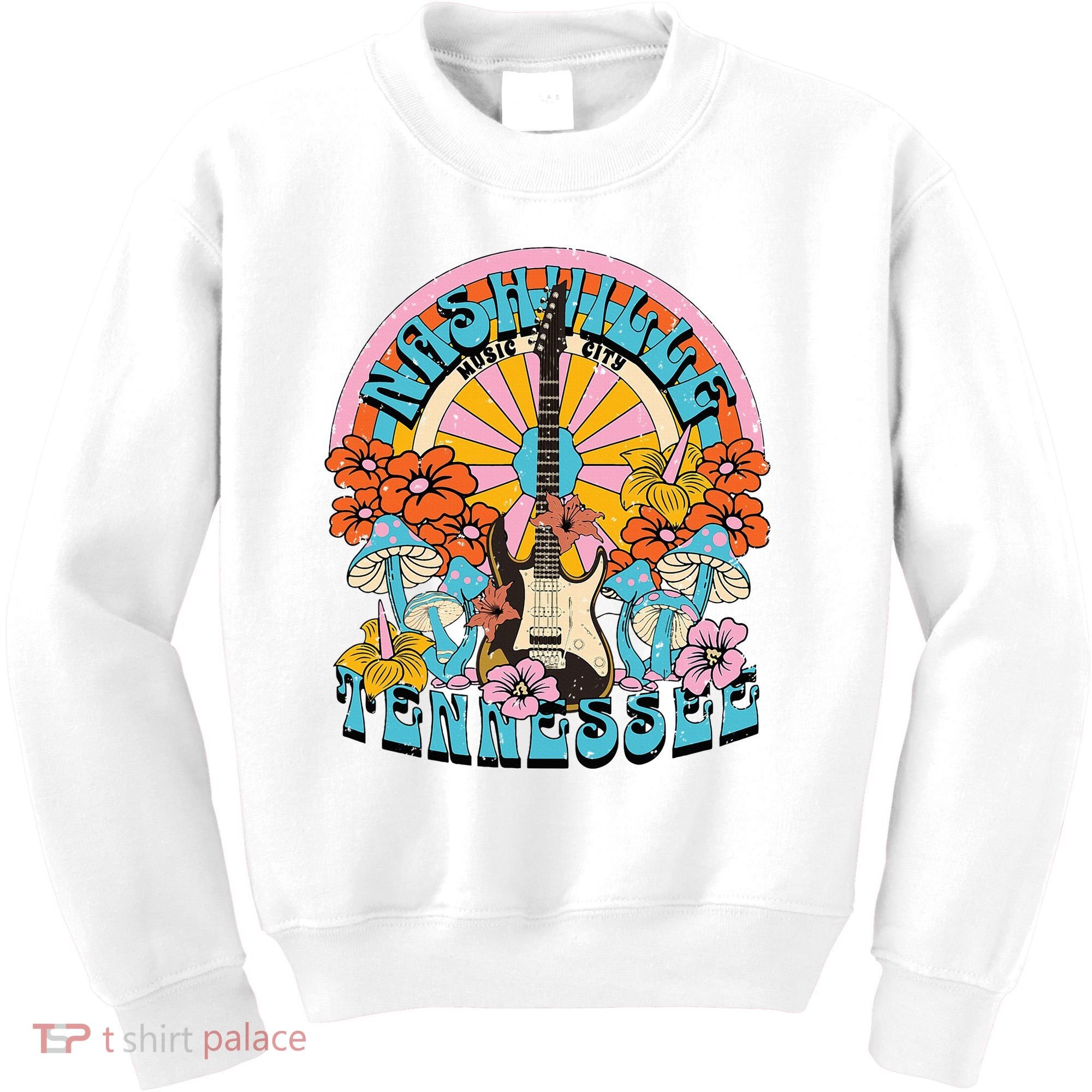 Nashville Retro Music City Trip Nash Bash Bach Kids Sweatshirt
