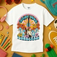 Nashville Retro Music City Trip Nash Bash Bach Kids T-Shirt thumb 3