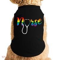 Nurse Rainbow Doggie Tank thumb 0
